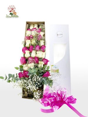 Cajas con Rosas